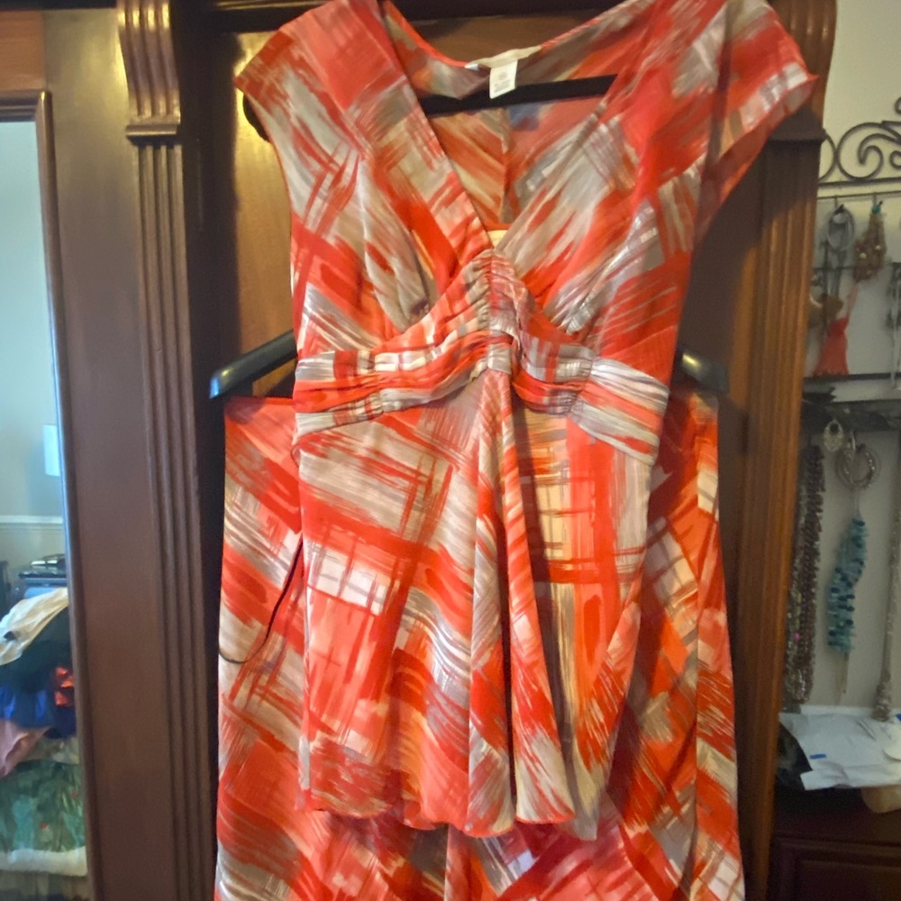 2 piece top and skirt